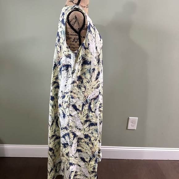 J. Jill Linen Multicolor Print Midi Dress - Picture 8 of 10